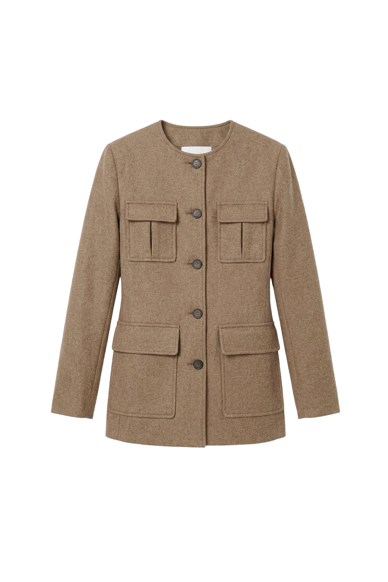 Veste Engel en laine - Marron Chiné