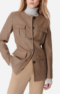 Veste Engel en laine - Marron Chiné