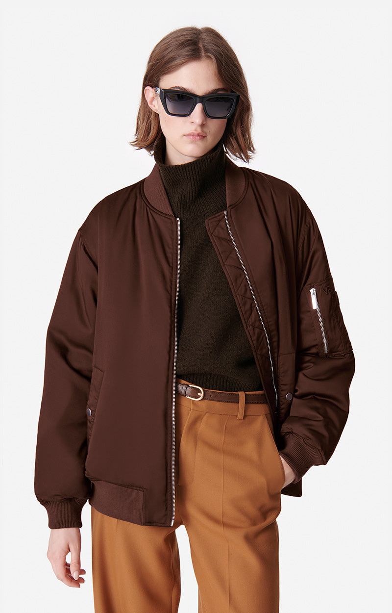 54 QTY NEW // MARRON / Blouson Canada - MARRON