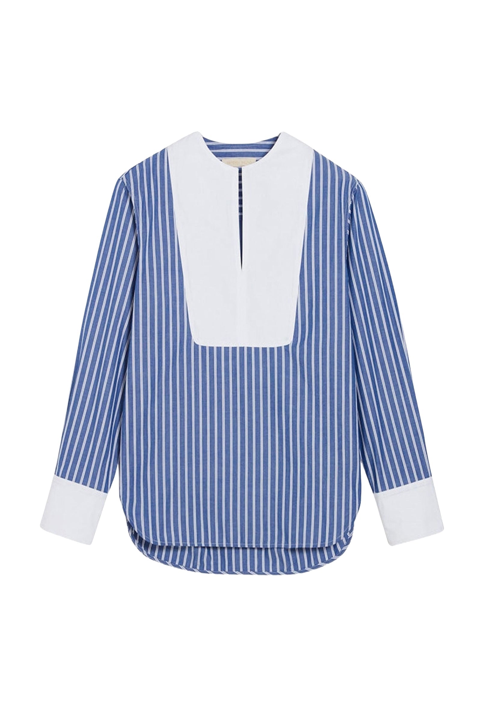 Chemise à col rond Danny - Bleu