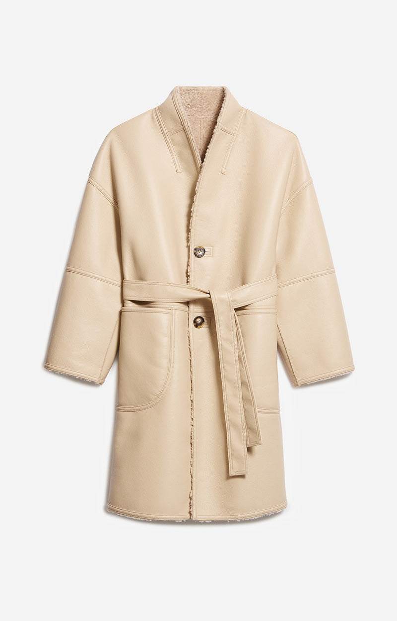 49 QTY NEW // BEIGE / Manteau Duran - BEIGE