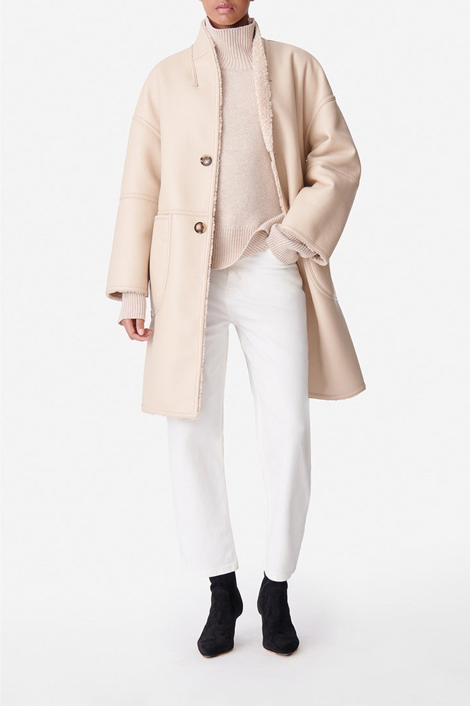 Manteau oversize Duran - Beige