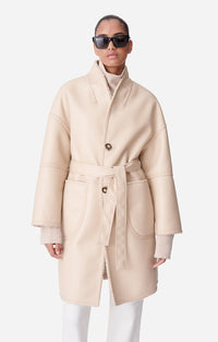 49 QTY NEW // BEIGE / Manteau Duran - BEIGE