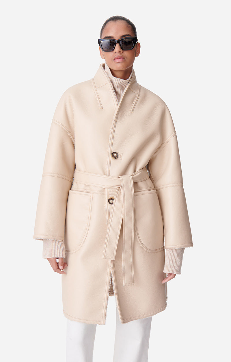 49 QTY NEW // BEIGE / Manteau Duran - BEIGE