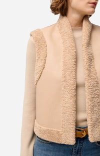Veste sans manches Daman - Biscuit
