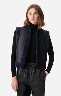 21 QTY NEW // NOIR/MARINE / Gilet Sans Manches Daman - NOIR/MARINE