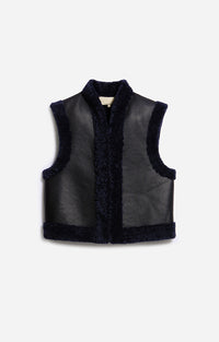 21 QTY NEW // NOIR/MARINE / Gilet Sans Manches Daman - NOIR/MARINE