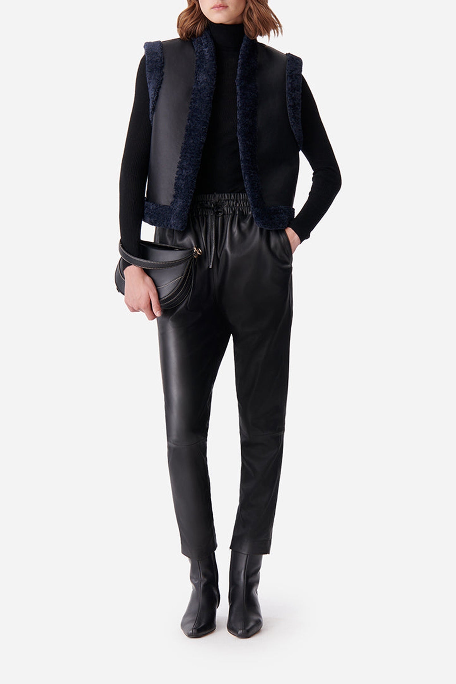Veste sans manches Daman - Noir & Marine