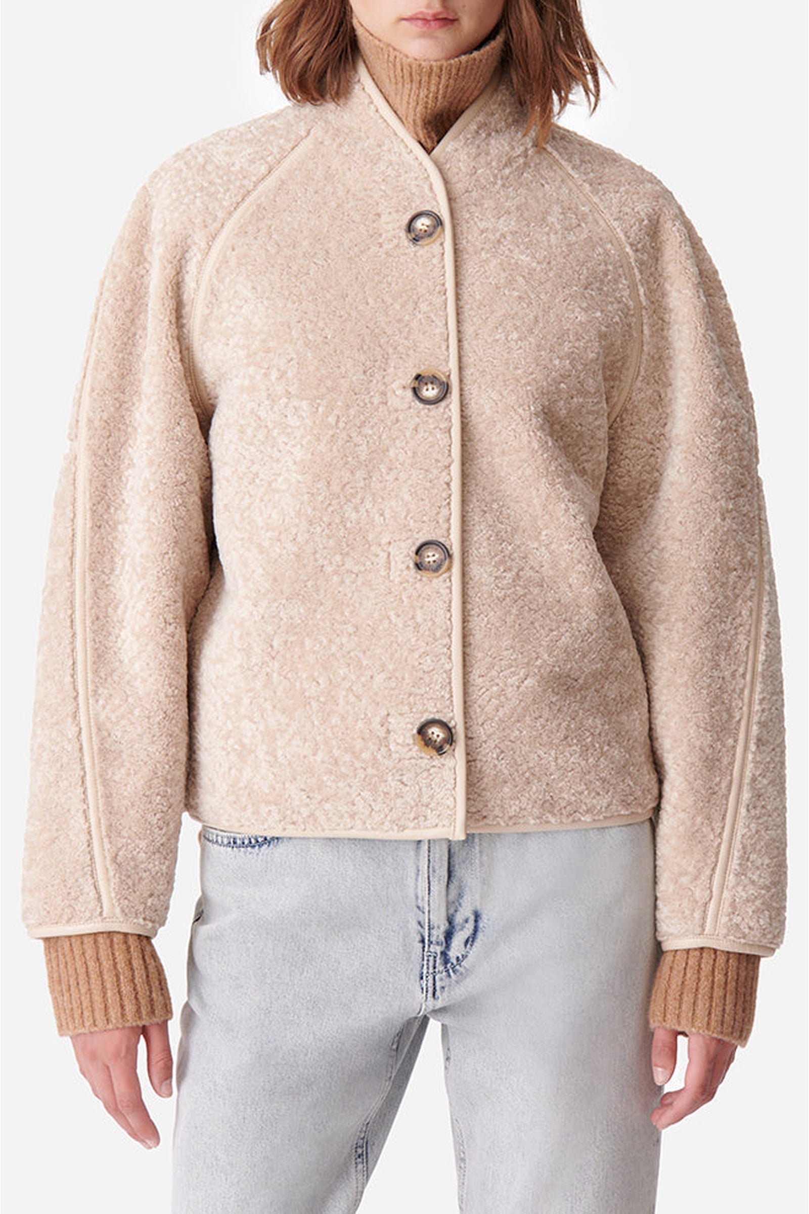 Manteau court Dino - Beige