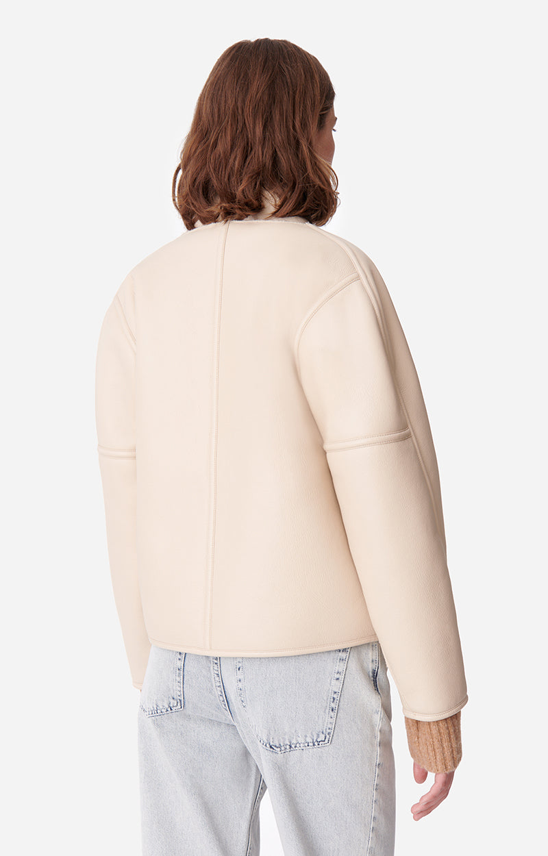 Manteau court Dino - Beige