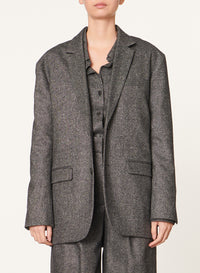 41 QTY NEW // ANTHRACITE CHINE / Veste Daria - ANTHRACITE CHINE