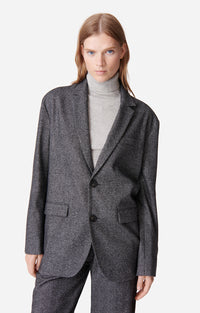 41 QTY NEW // ANTHRACITE CHINE / Veste Daria - ANTHRACITE CHINE