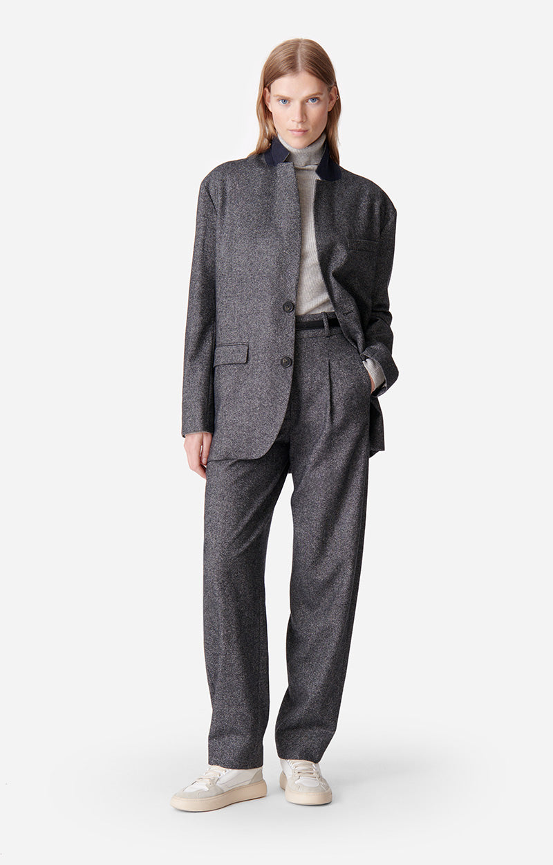 41 QTY NEW // ANTHRACITE CHINE / Veste Daria - ANTHRACITE CHINE