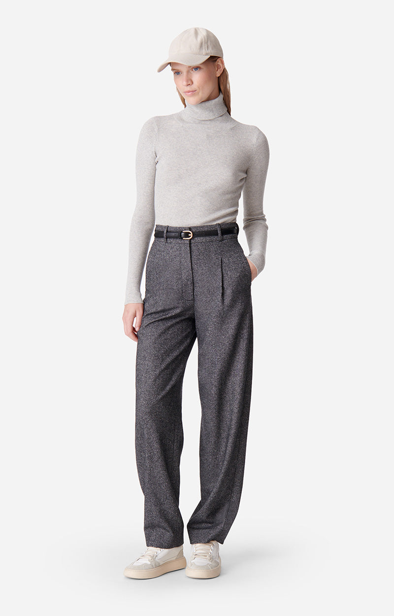 36 QTY NEW // ANTHRACITE CHINE / Pantalon David - ANTHRACITE CHINE
