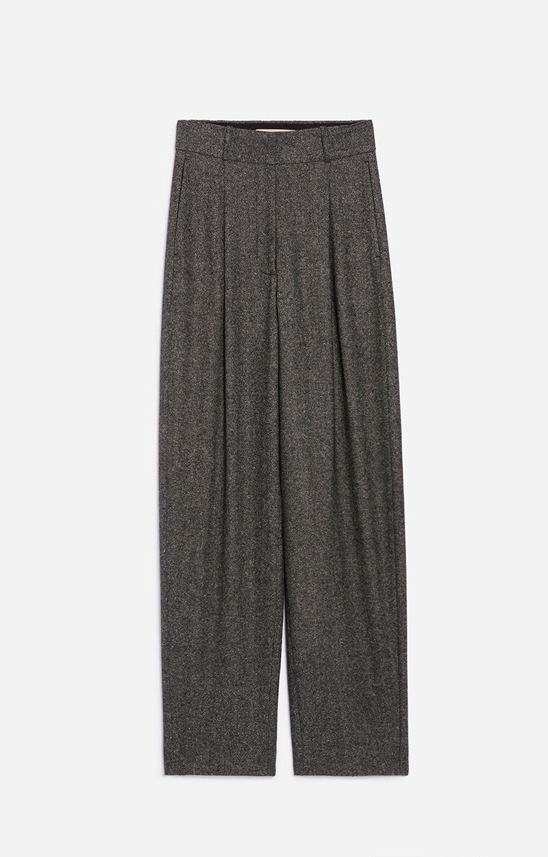 36 QTY NEW // ANTHRACITE CHINE / Pantalon David - ANTHRACITE CHINE