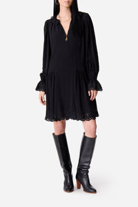Robe courte Enora - Noir