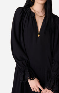 Robe courte Enora - Noir