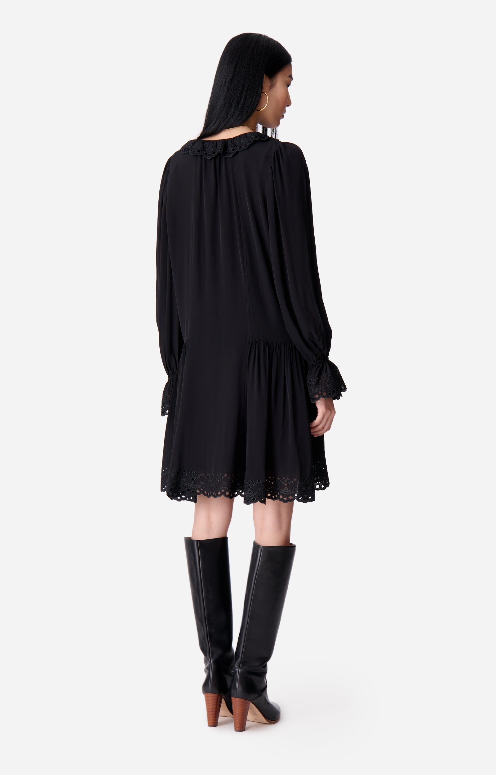 Robe courte Enora - Noir