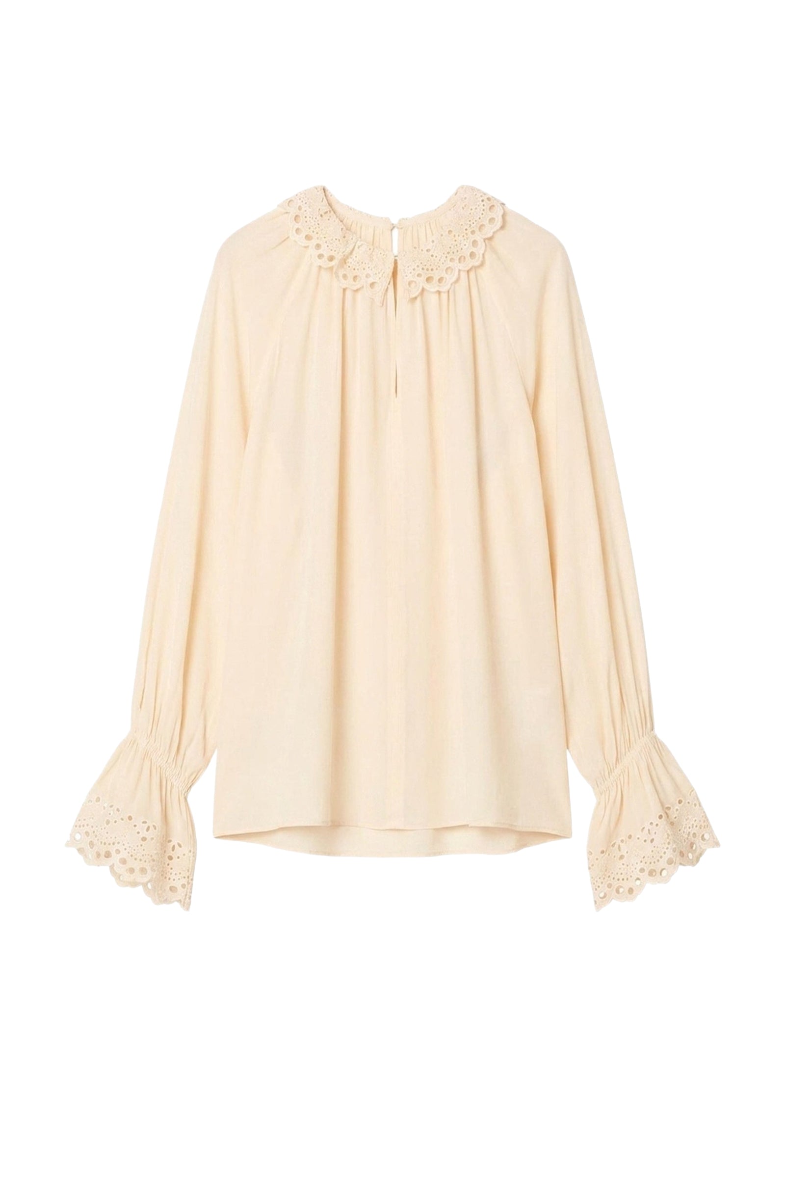 Blouse fluide à broderies anglaises - Silk