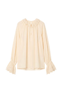 RECO : 150 // Blouse fluide à broderies anglaises - Silk