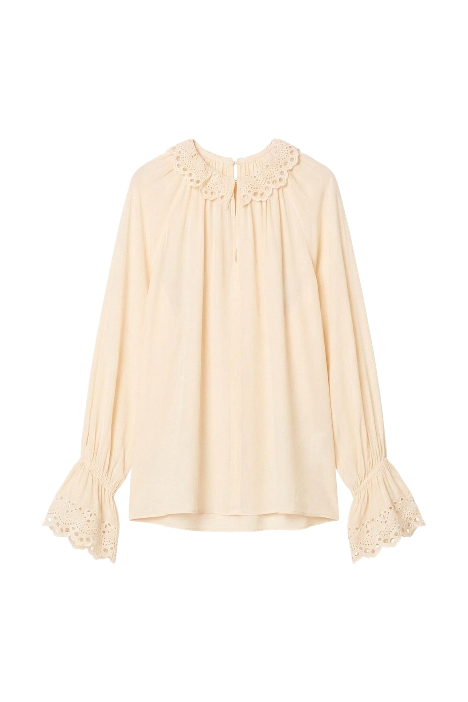 RECO : 150 // Blouse fluide à broderies anglaises - Silk