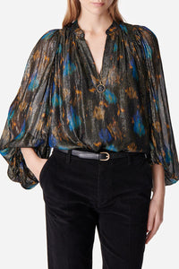 Blouse fluide Bell - Noir
