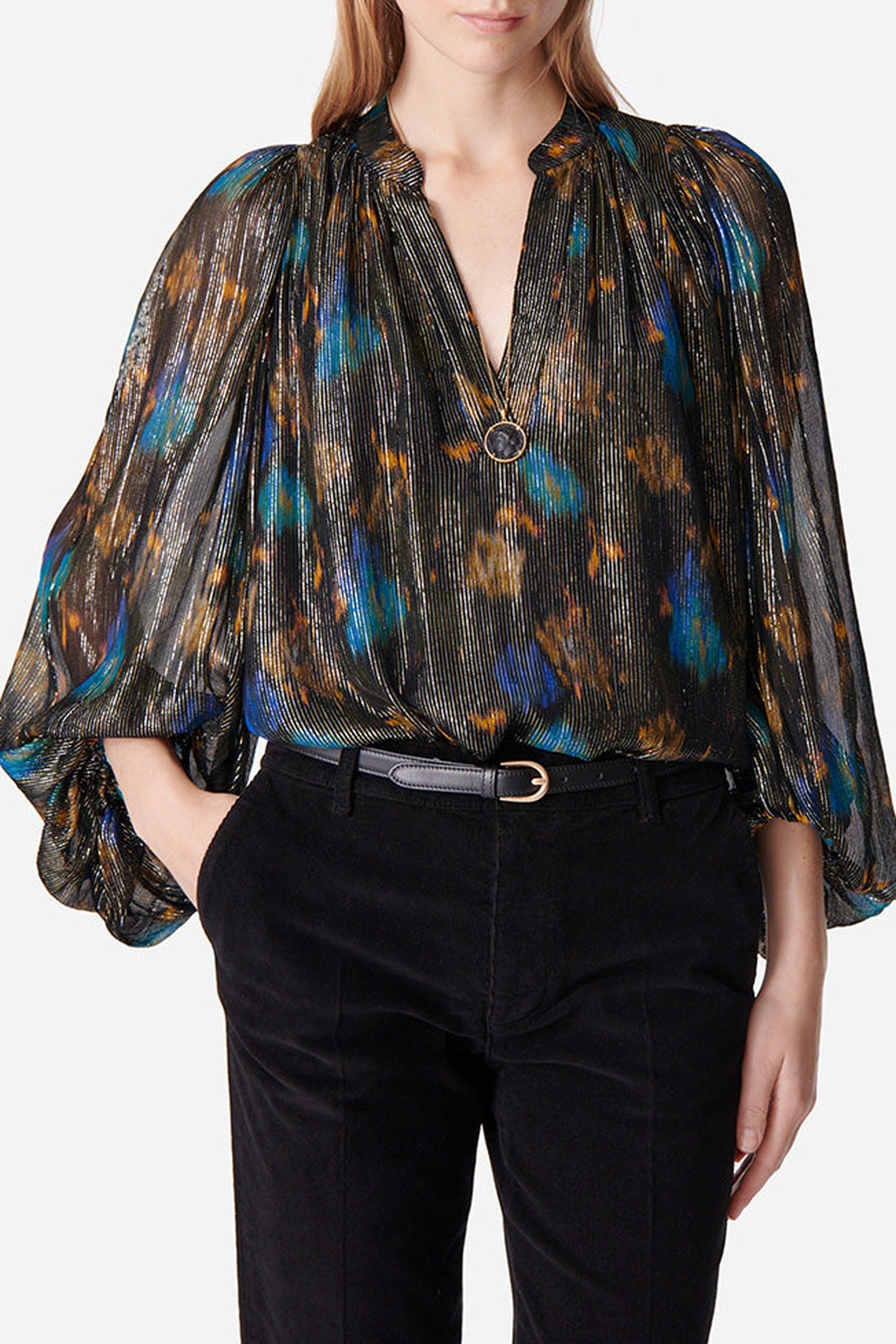 Blouse fluide Bell - Noir