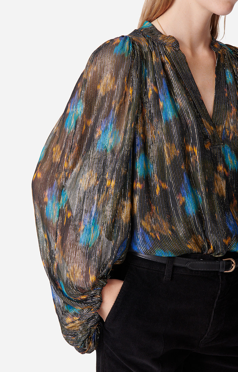53 QTY NEW // NOIR / Blouse Bell - NOIR