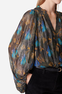Blouse fluide Bell - Noir