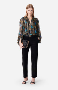 53 QTY NEW // NOIR / Blouse Bell - NOIR