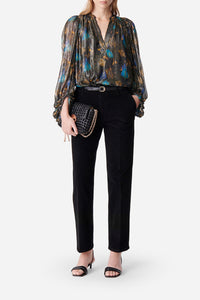 Blouse fluide Bell - Noir
