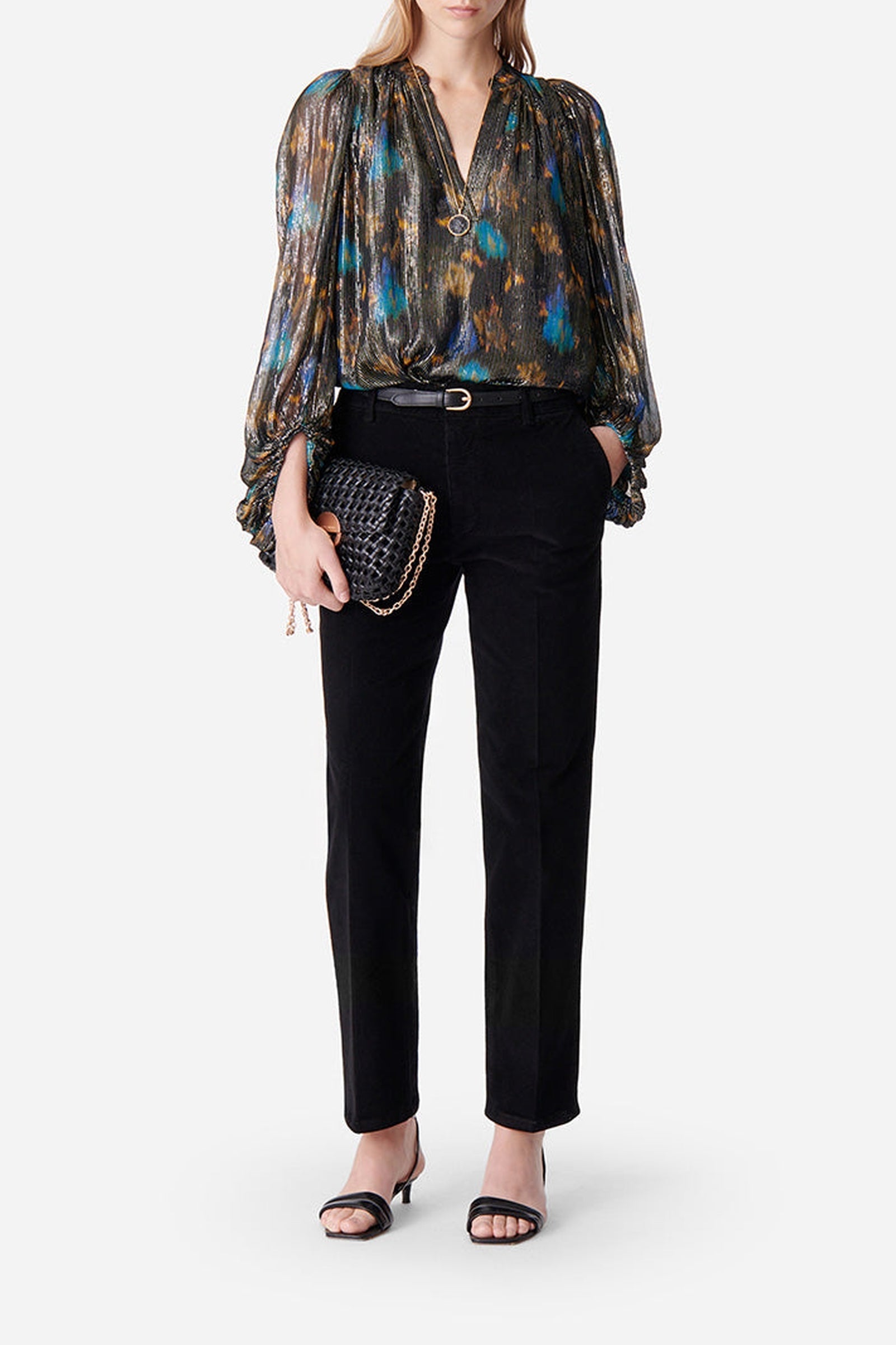 Blouse fluide Bell - Noir