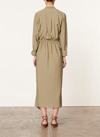 67 QTY NEW // KAKI / Robe Dolmen - KAKI