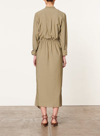 Robe longue Dolmen - Kaki