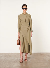 67 QTY NEW // KAKI / Robe Dolmen - KAKI