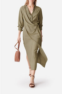 Robe longue Dolmen - Kaki