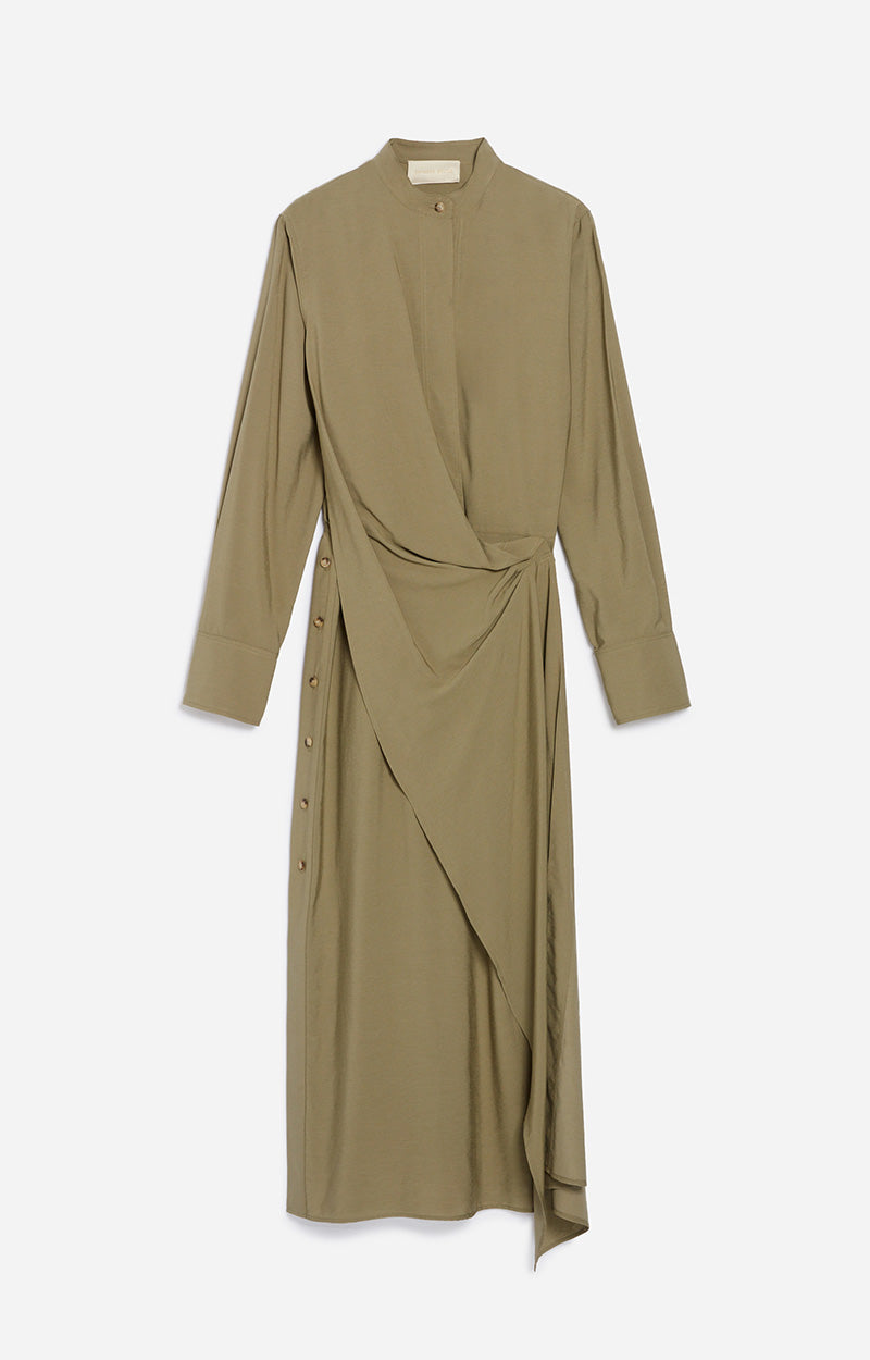 67 QTY NEW // KAKI / Robe Dolmen - KAKI