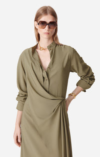 67 QTY NEW // KAKI / Robe Dolmen - KAKI