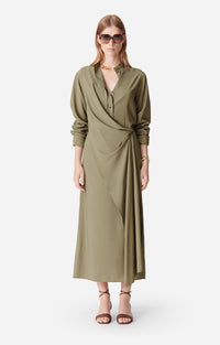 67 QTY NEW // KAKI / Robe Dolmen - KAKI