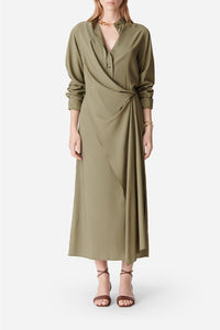 Robe longue Dolmen - Kaki