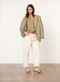 17 QTY NEW // KAKI / Blouse Bell - KAKI