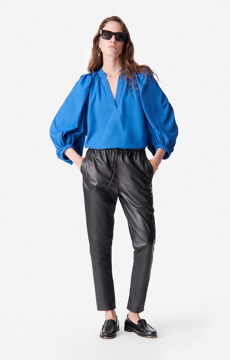 25 QTY NEW // BLEU / Blouse Bell - BLEU