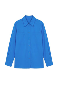 Chemise à manches longues - Bleu