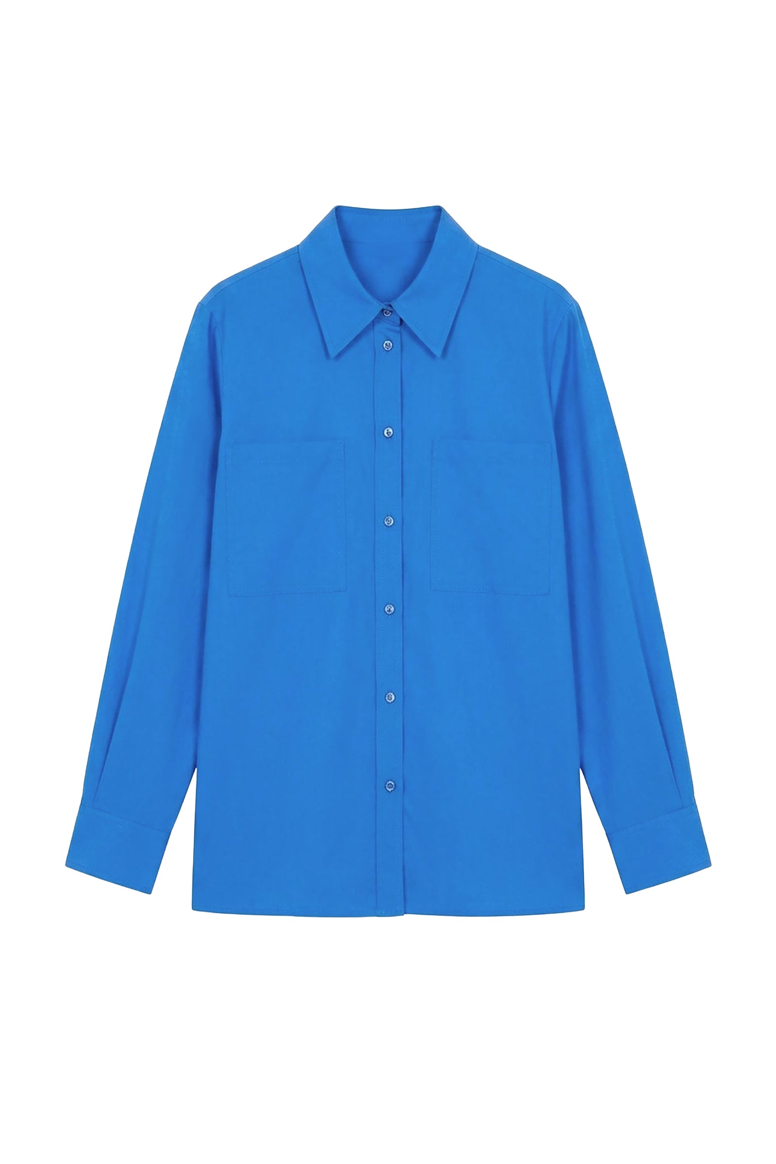 Chemise à manches longues - Bleu