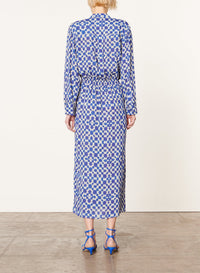 Robe longue Dolmen - Bleu
