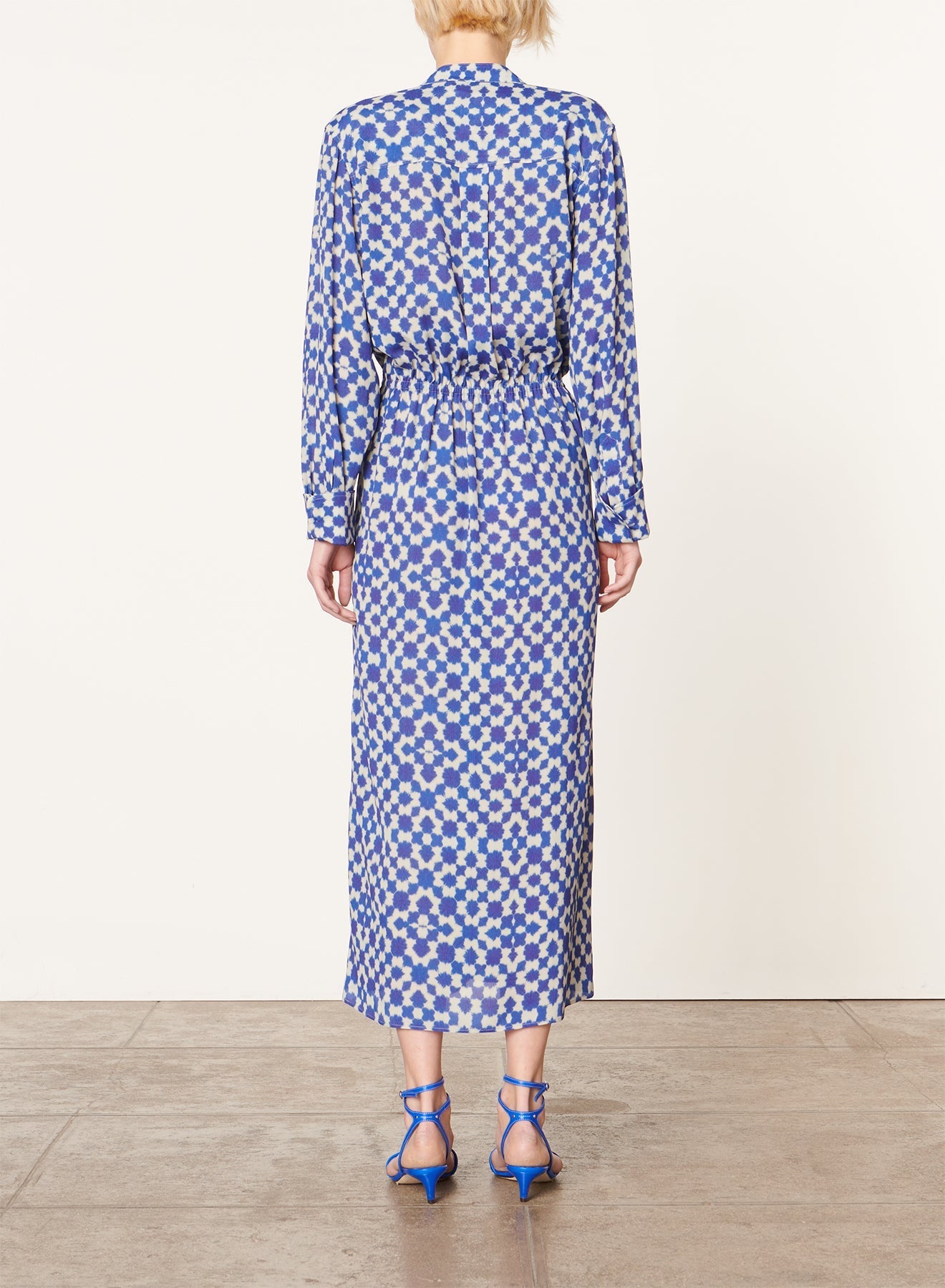 Robe longue Dolmen - Bleu