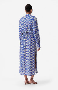 Robe longue Dolmen - Bleu