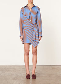 53 QTY NEW // BLEU / Robe Demi - BLEU