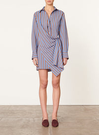 Robe courte Demi - Bleu