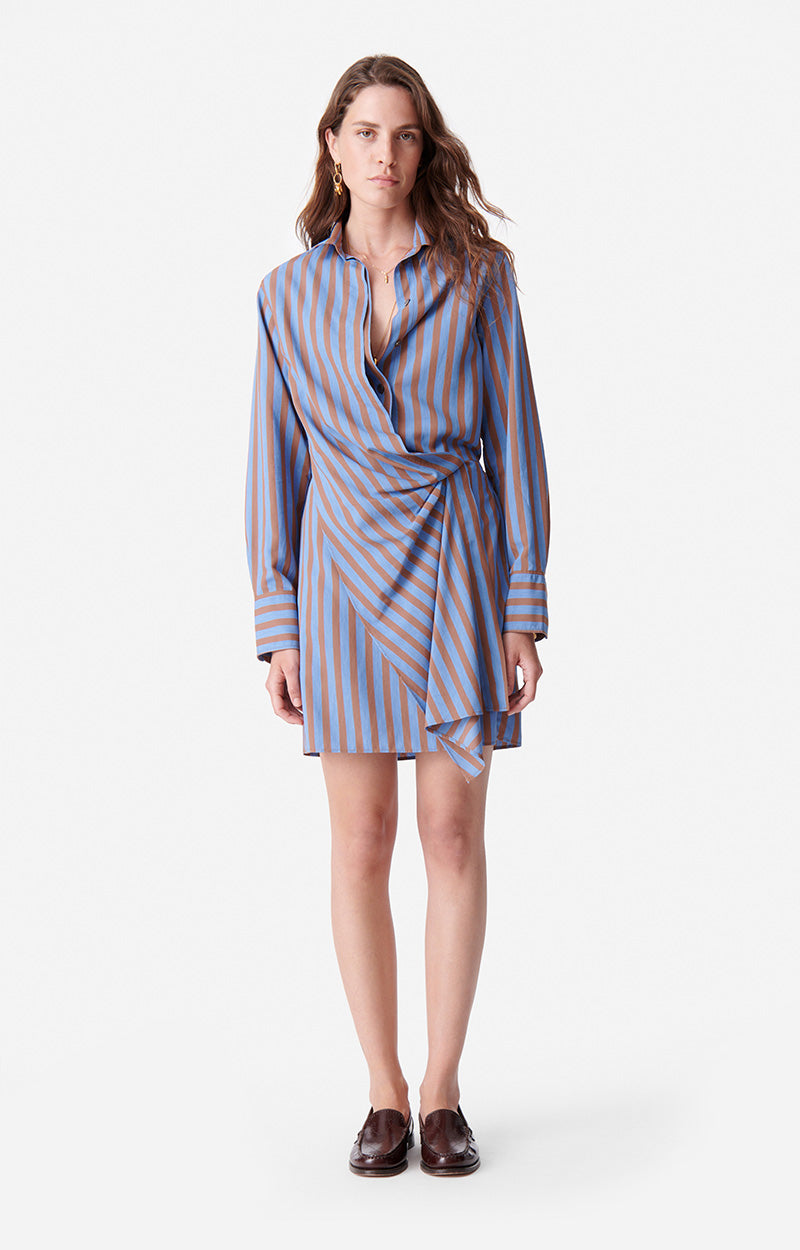 53 QTY NEW // BLEU / Robe Demi - BLEU